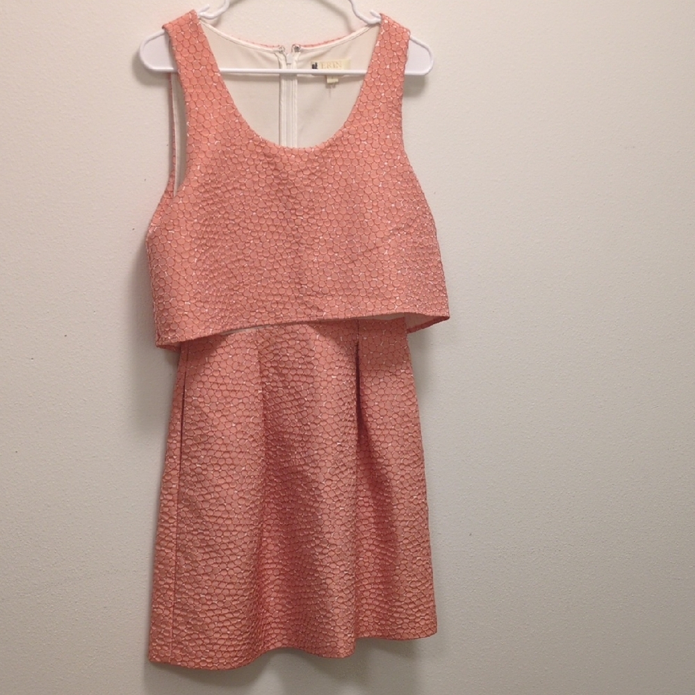 Erin Fetherston by Anthropologie Mini Dress - Split Back - Tiered Design - EUC